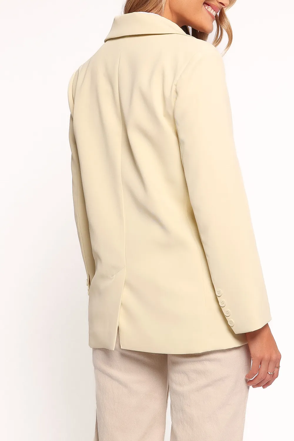Refined Notched Collar Blazer