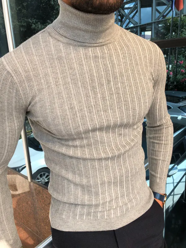 Easy Wear Slim Fit Knit Turtleneck Sweater