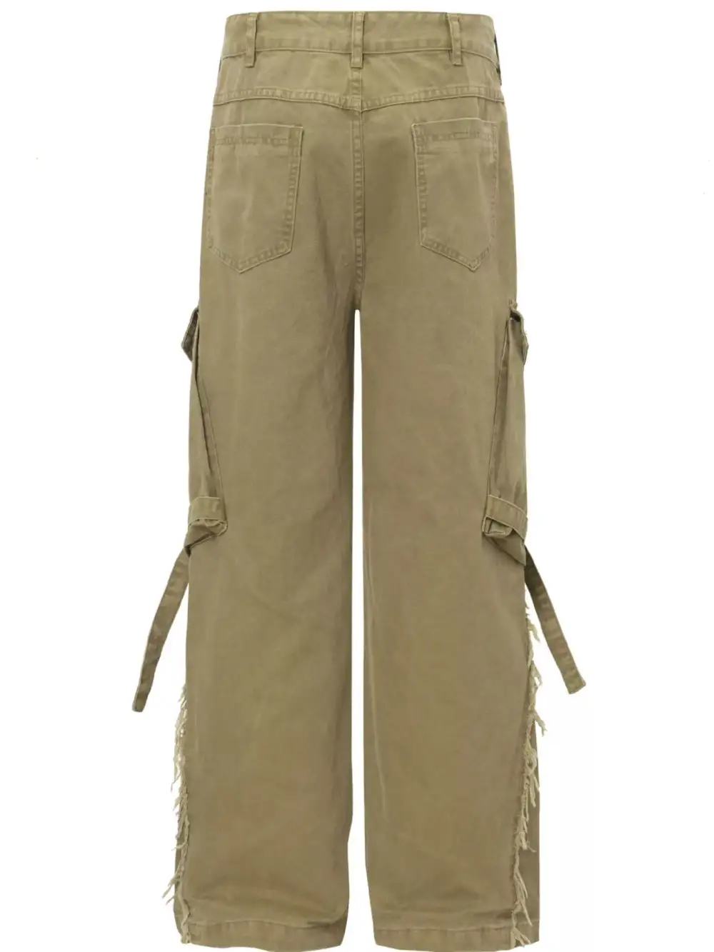 Men's Cargo Pants with Buckle Straps