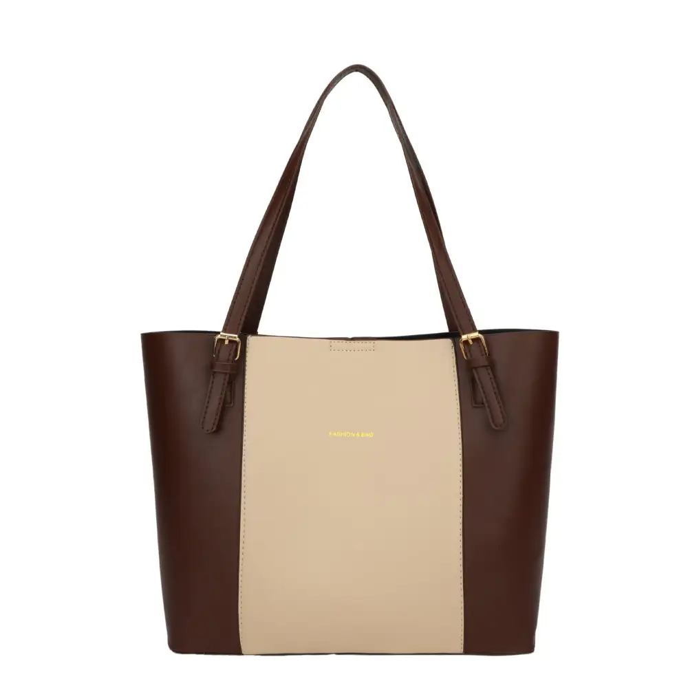 Commuter Roomy Faux Leather Bucket Bag