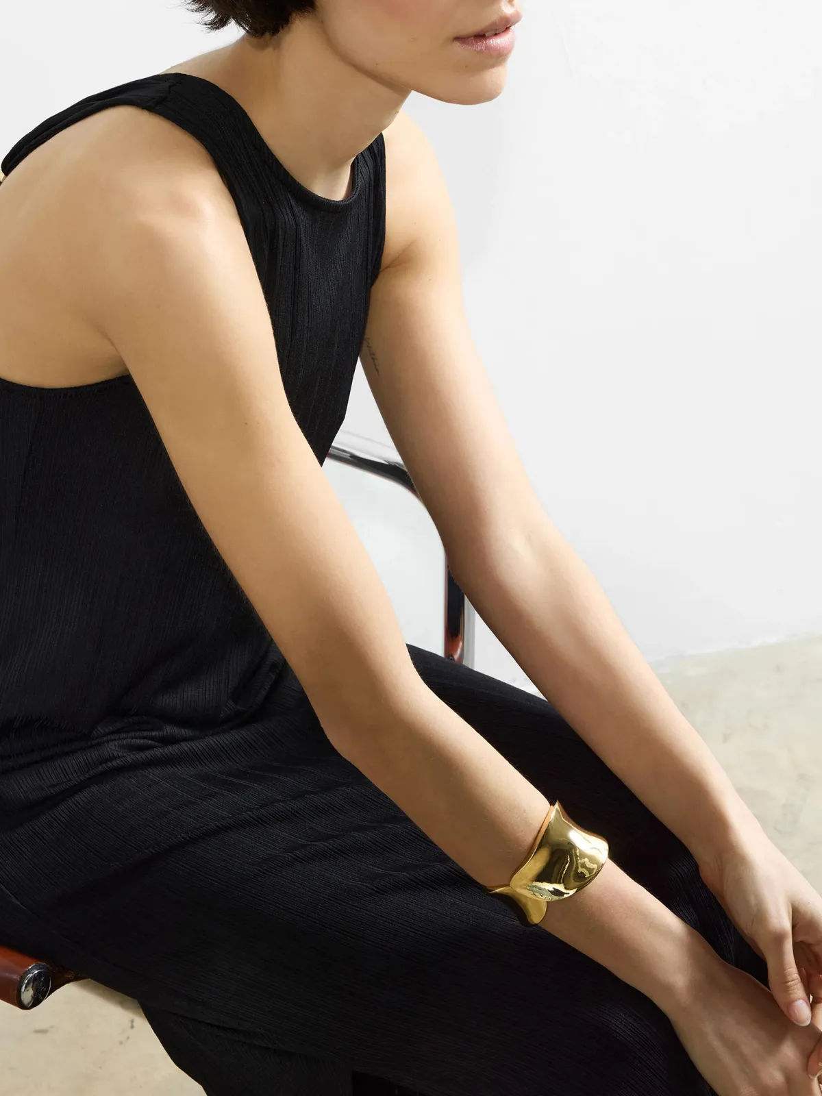 Casual Solid Color All-Match Sleeveless Dress
