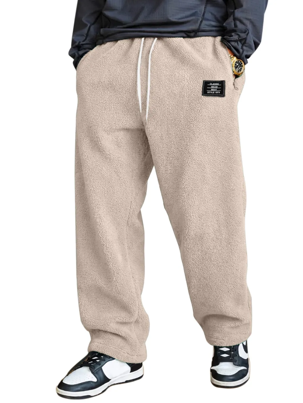 Straight Leg Relaxed Trousers