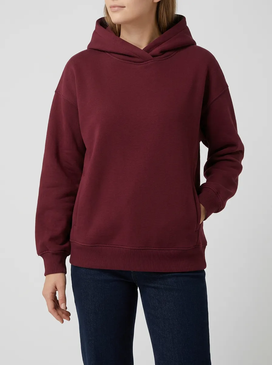 Women's Simple Printed Hoodie
