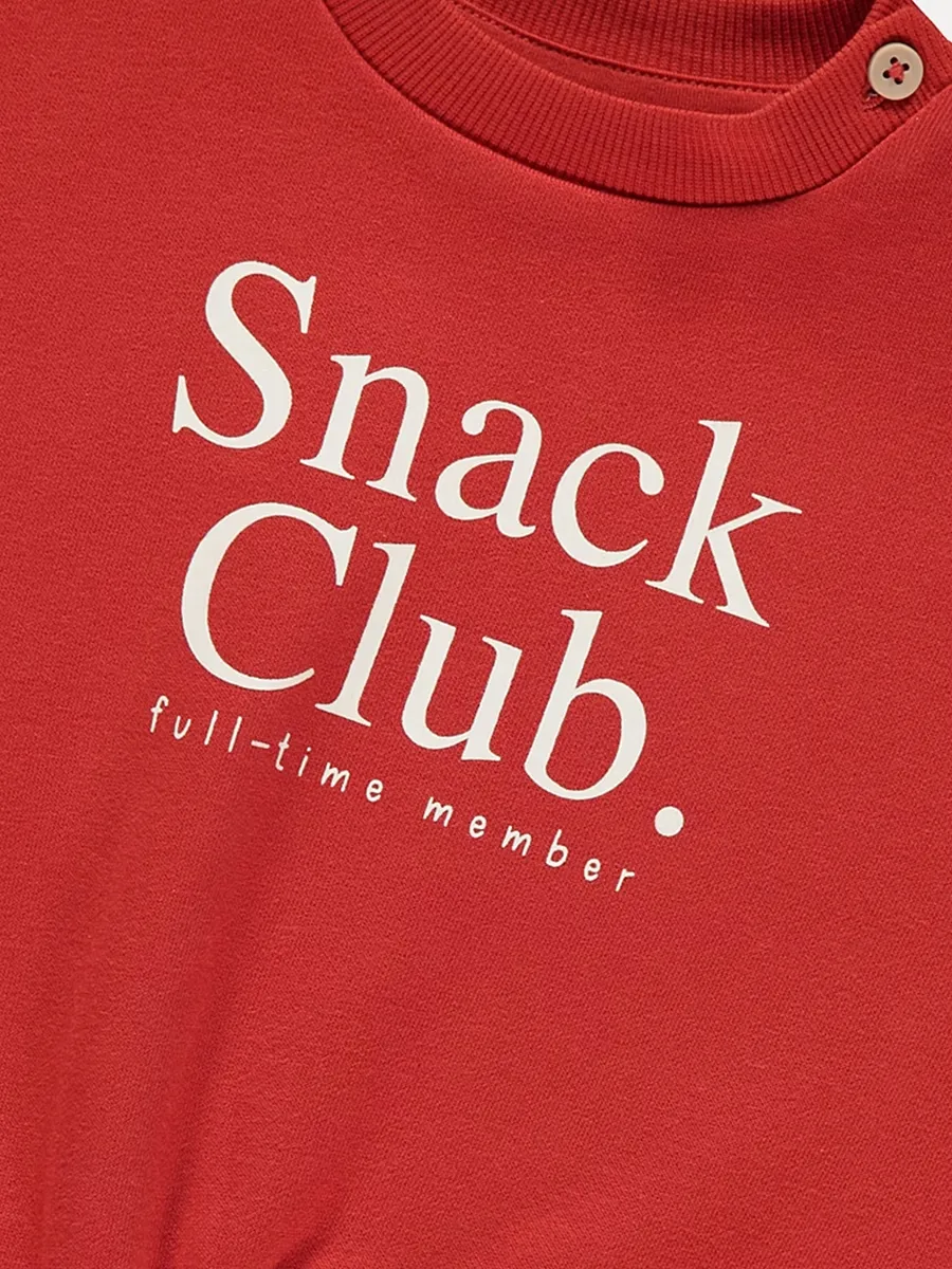 Red Snack Club Sweatshirt