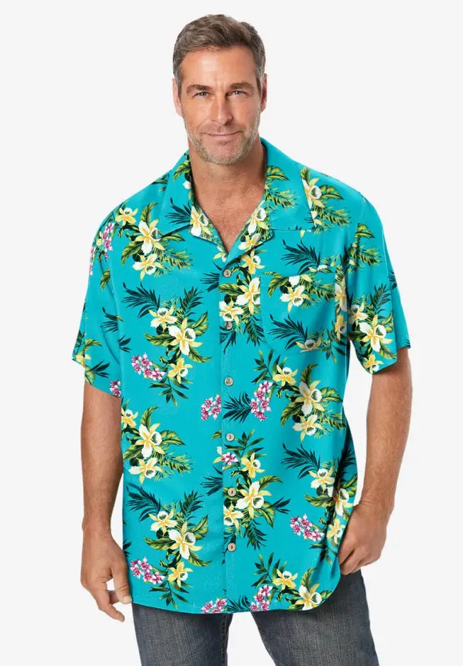 Printed Camp Shirt