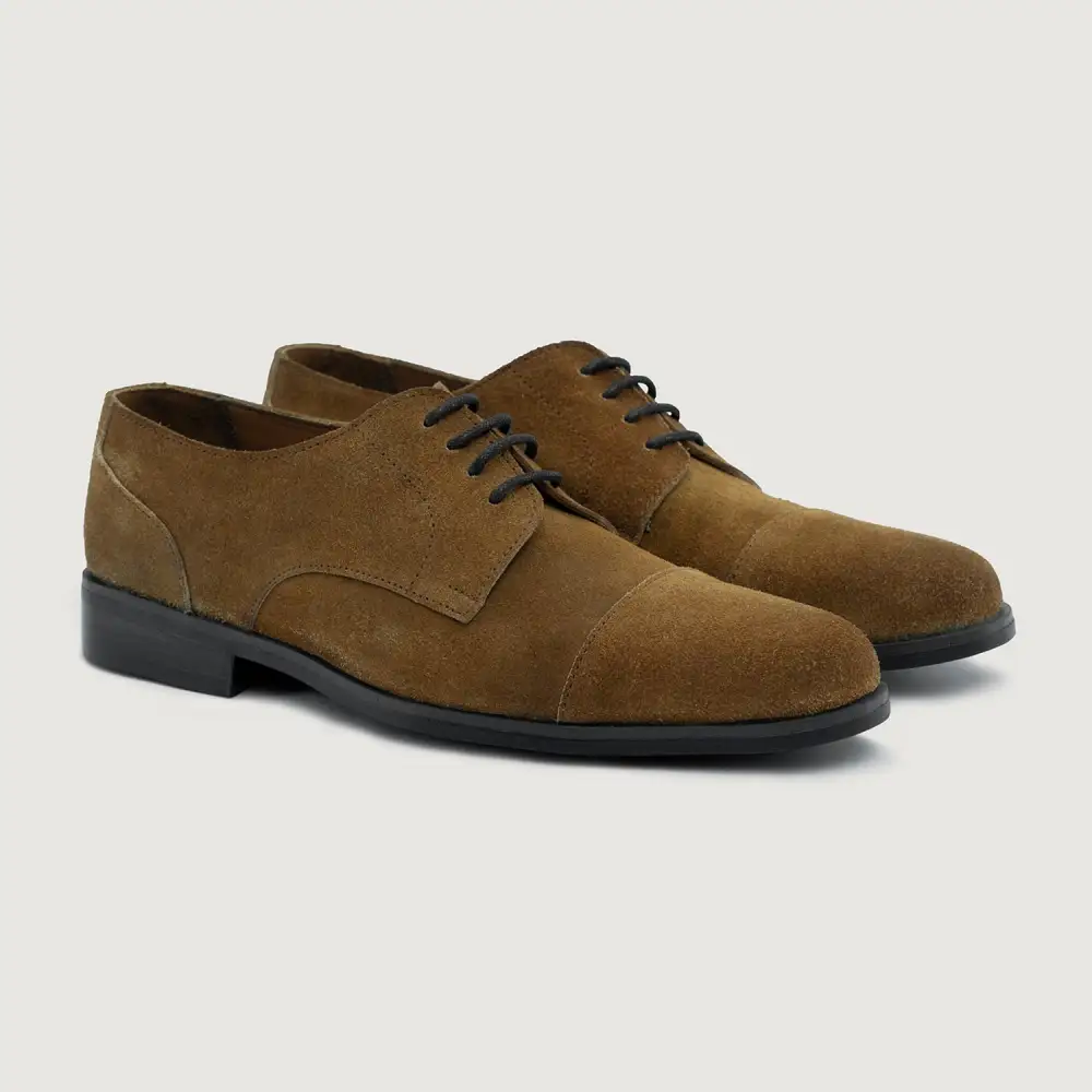 Brown Suede Leather Loafers