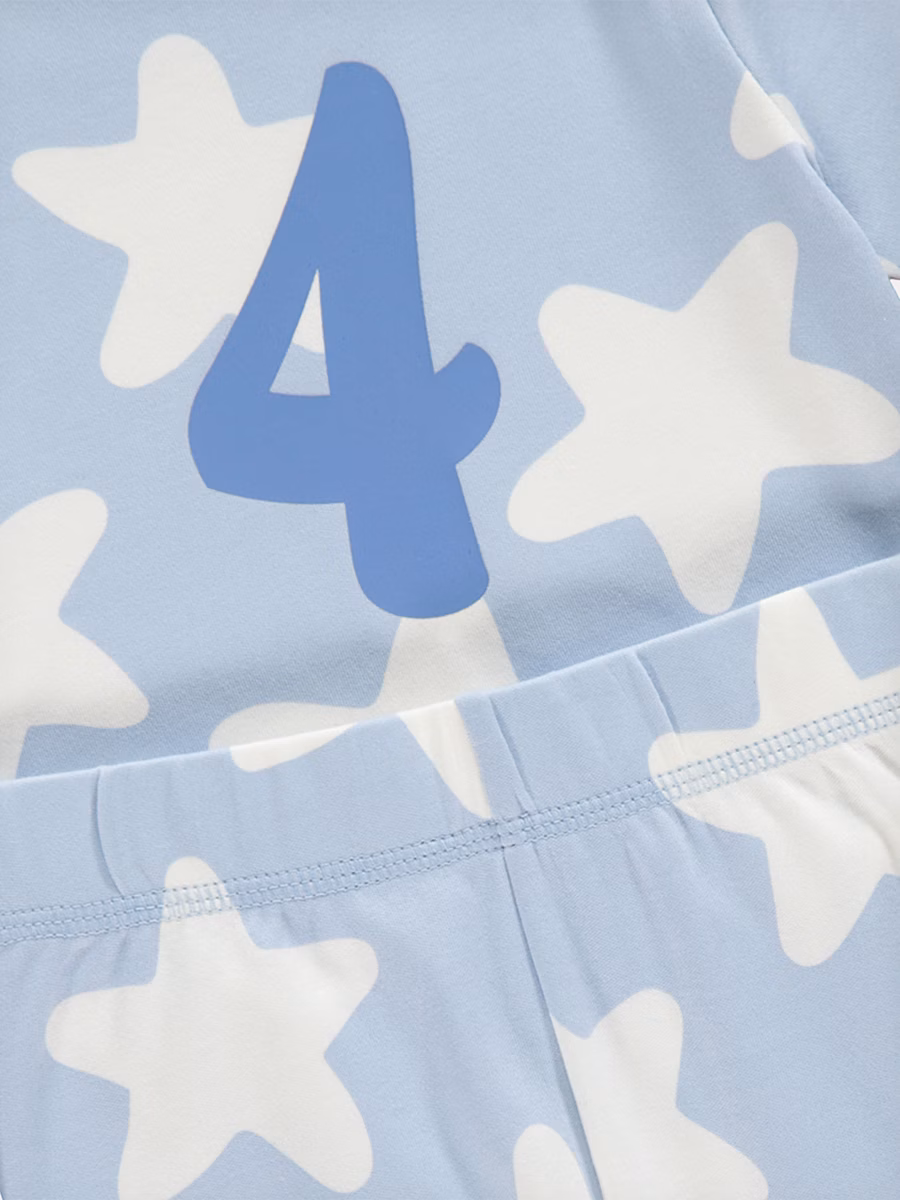 I Am 4 Blue Short Sleeve Pyjamas detail 1