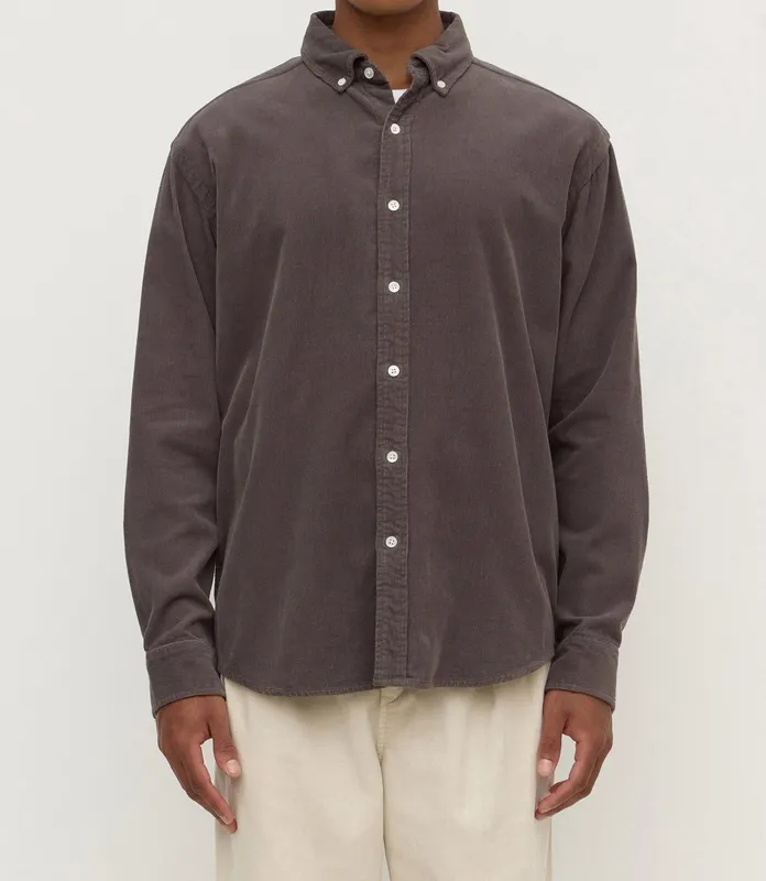 Graphite Corduroy Shirt