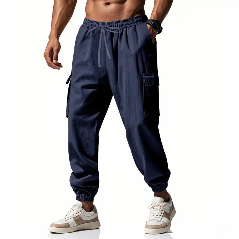 Men's Cargo Jogger Pants Utility Waistband Cargo Pants