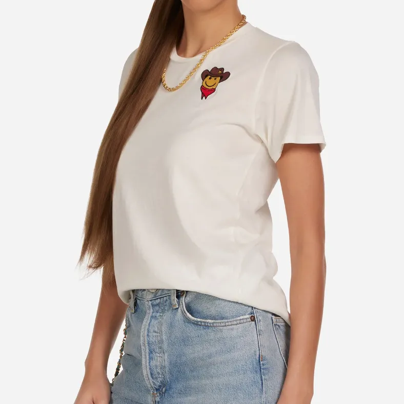 Embroidered Cowboy Graphic Tee