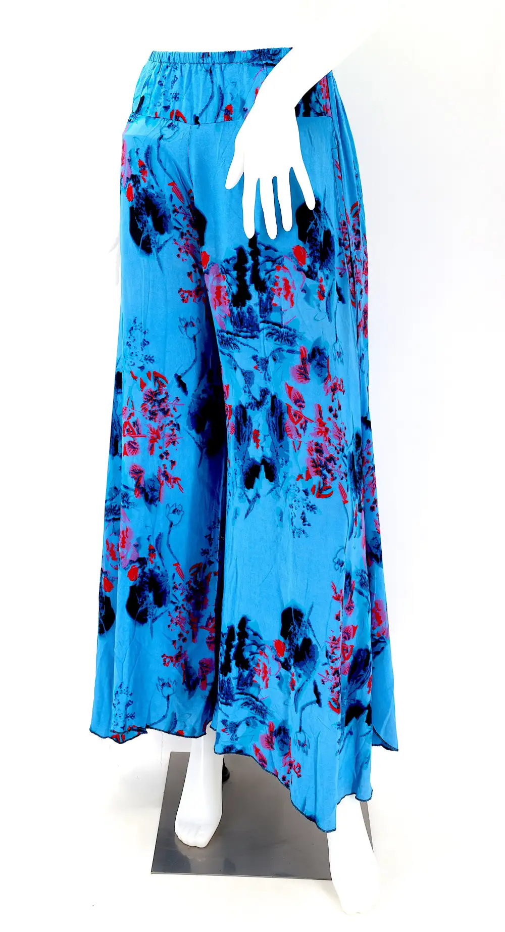 Women's Easy Fit Palazzo Wide Leg Patchwork Pants