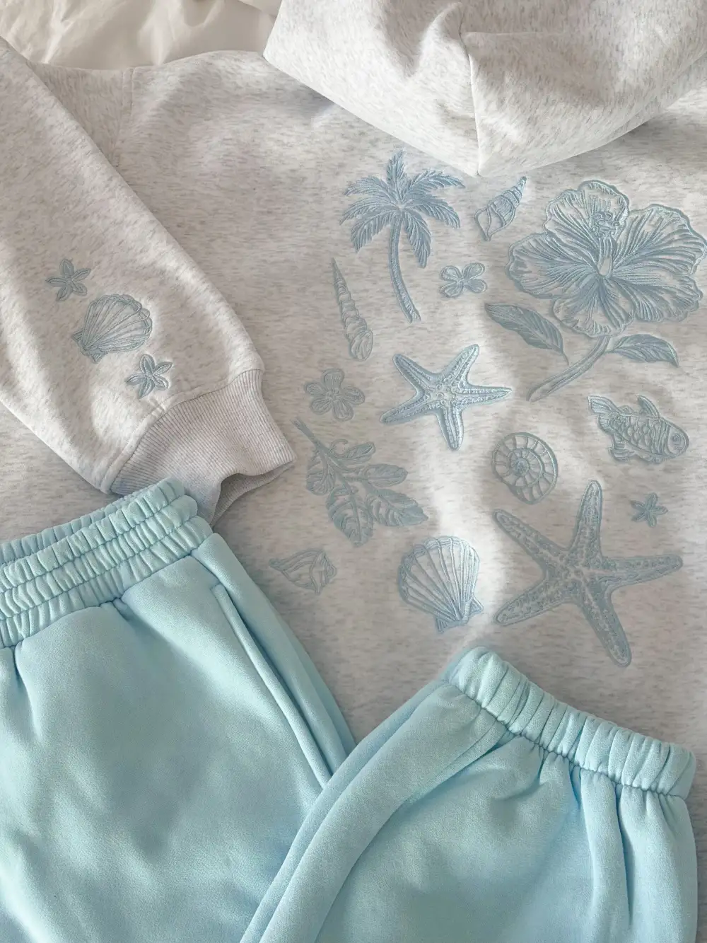 Tropical Embroider Hoodie