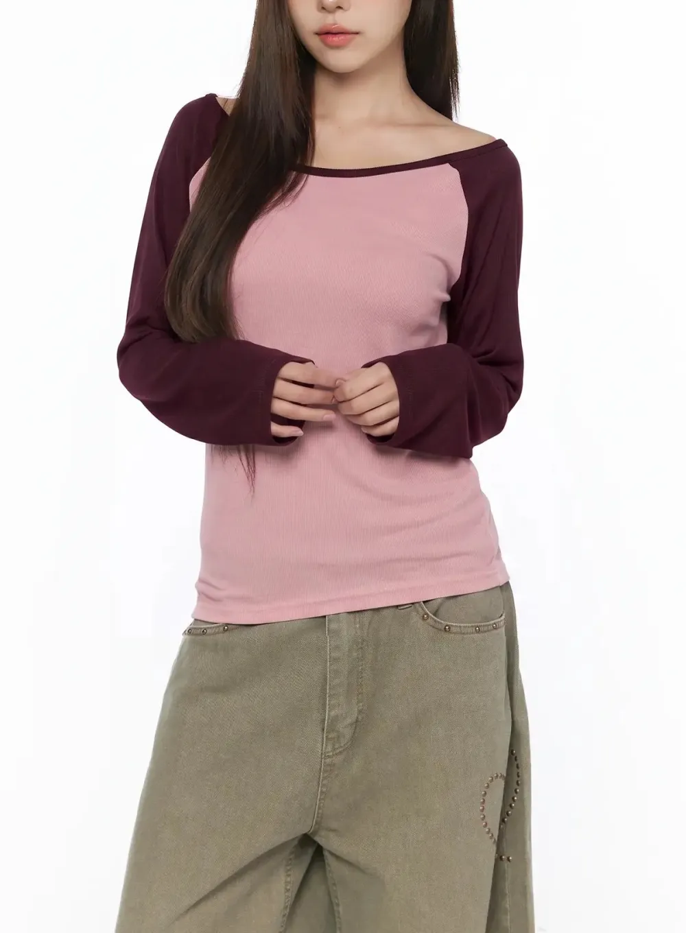 Raglan Long Sleeve Top