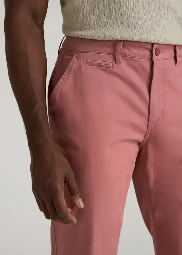 Men's Refined Straight Leg Relaxed Fit Chino Pants