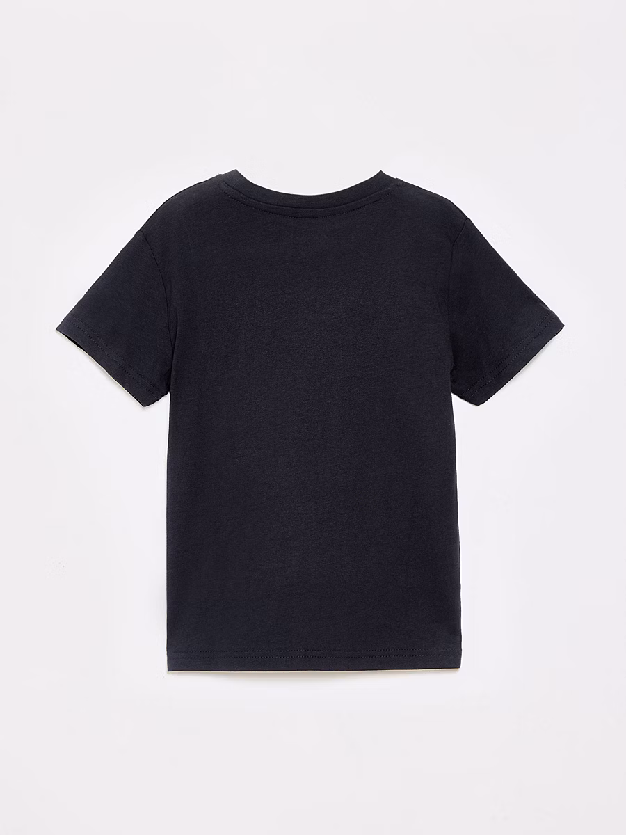 Navy Crew Neck School T-Shirt 2 Pack detail 3