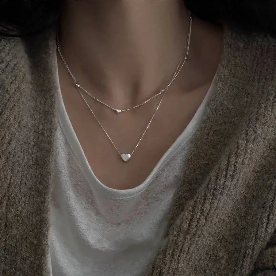 Sculpted Heart Necklace