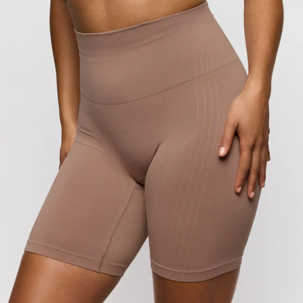 Women's High Waist Seamless Elastic Waistband Cotton Gusset Cotton Soft Fabric Shaping Panty