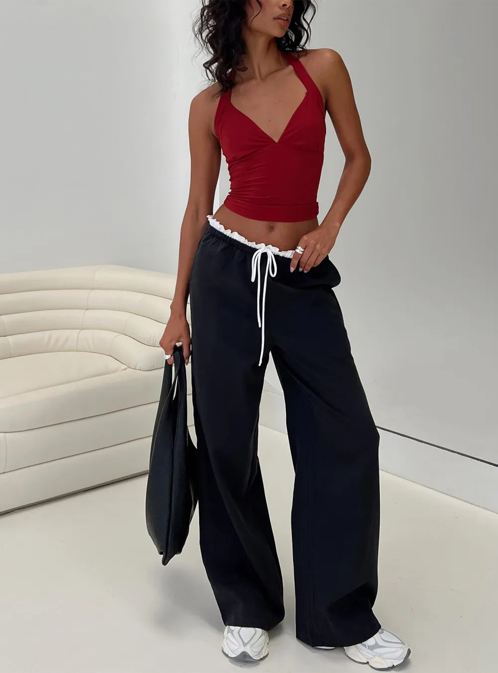 Pilly Wide Wide Leg Pants