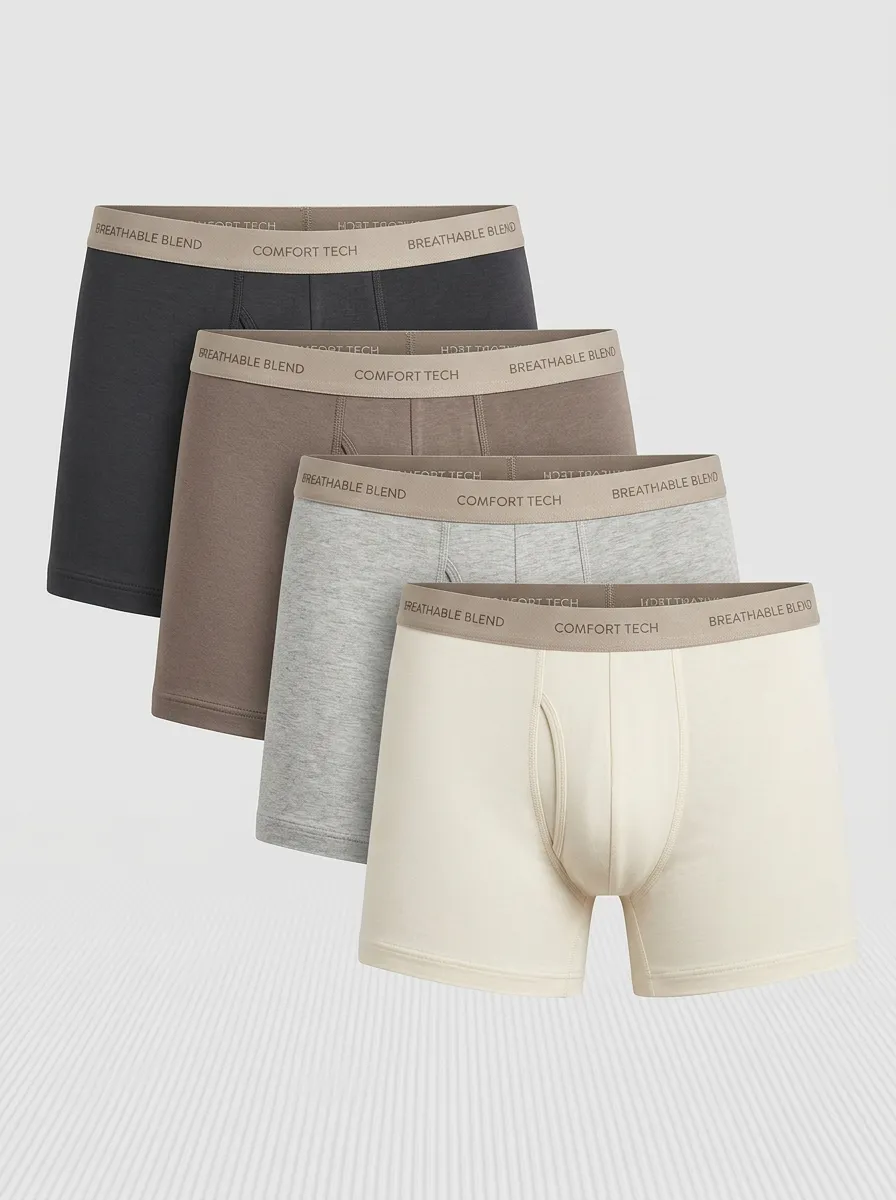 Casual Easy Comfort Four Pack Briefs