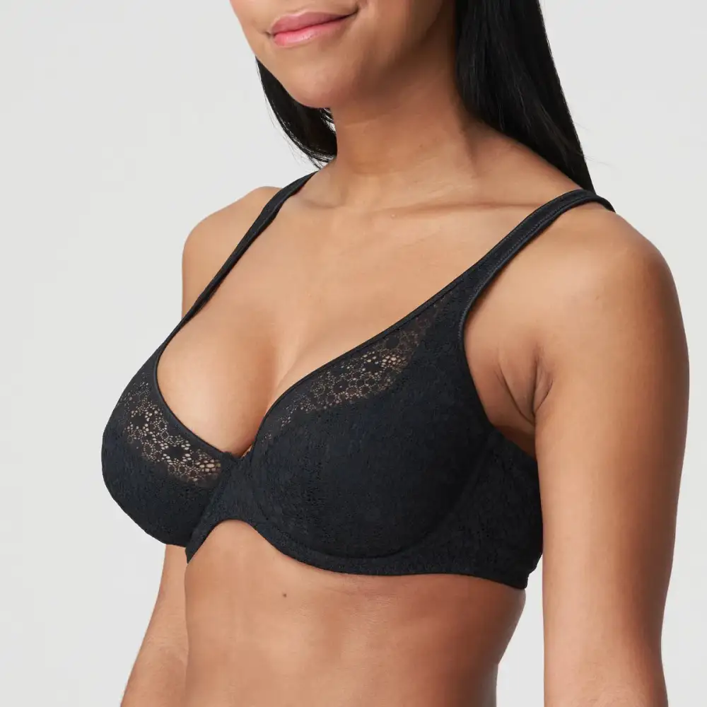 Women's Push-Up Plunge Lace Triangle Bra