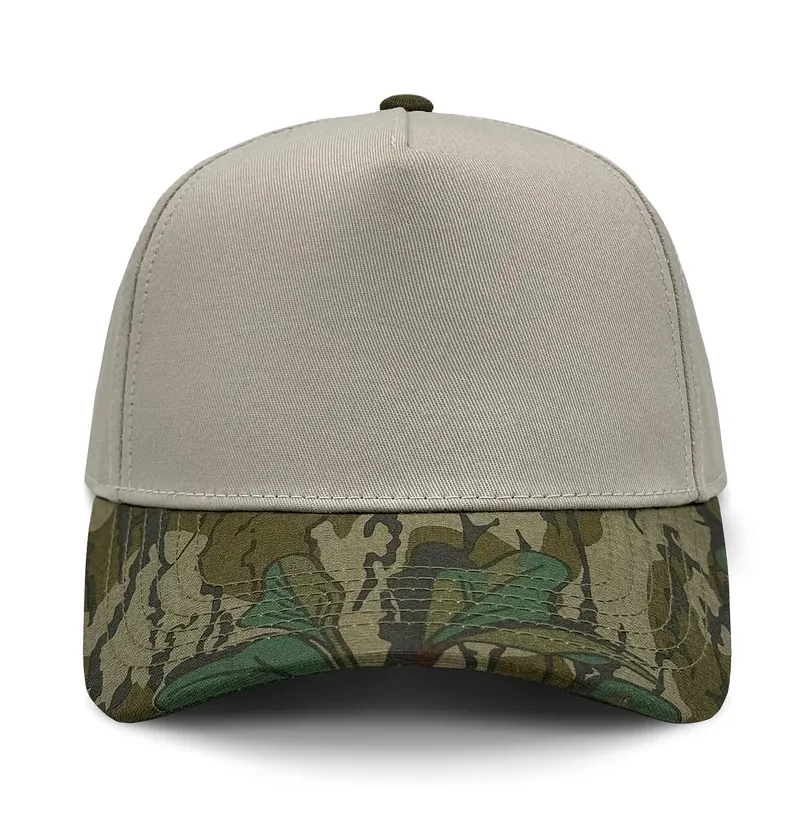 Curved Bill Hybrid Snapback Cap