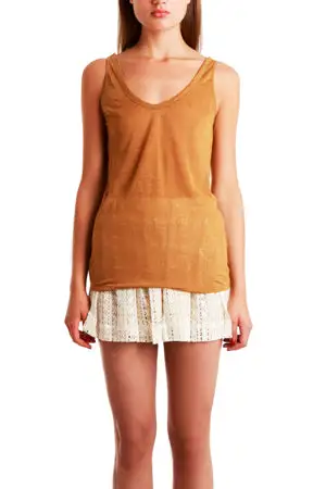 Refined Linen Tank Top
