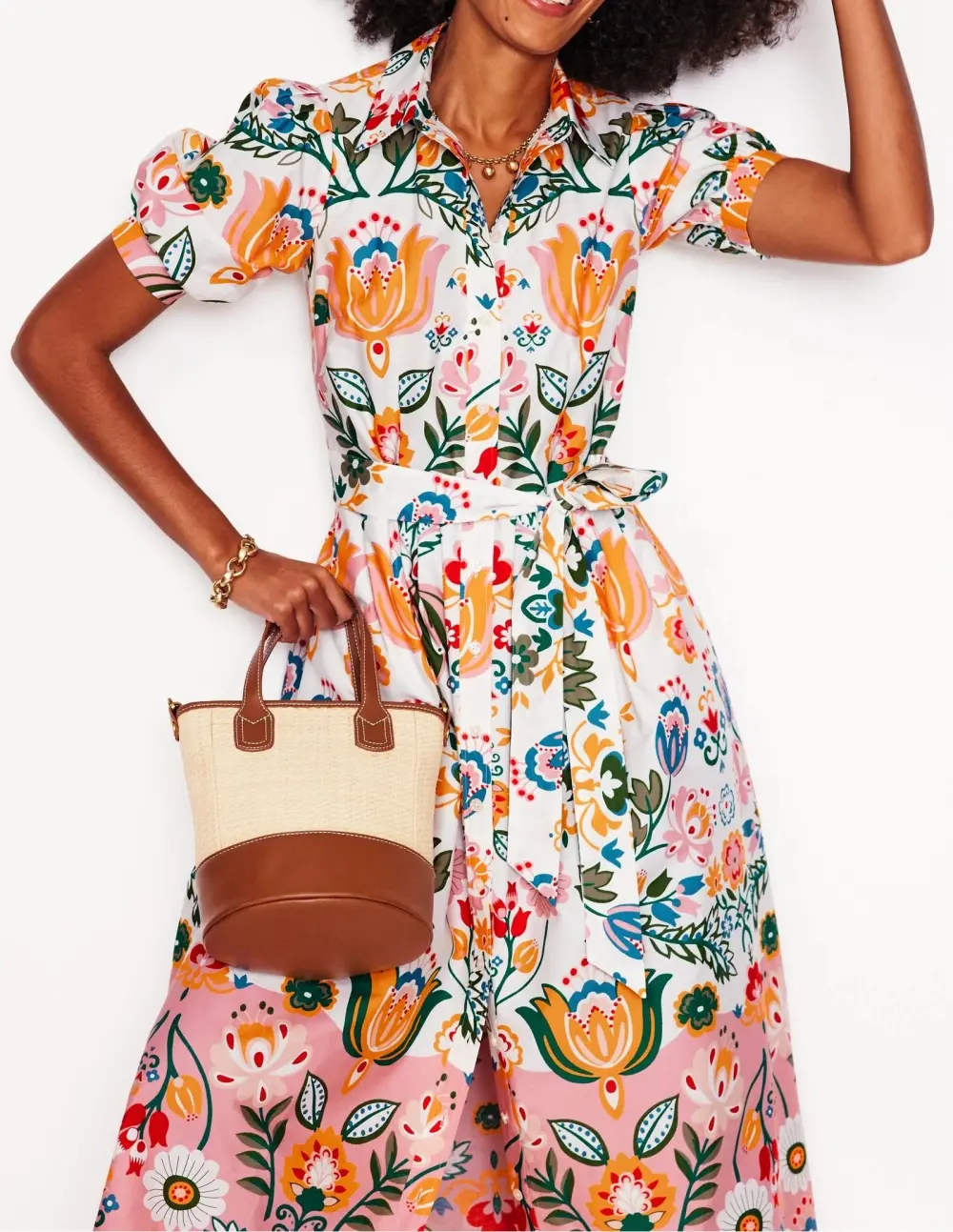 Alexa Maxi Shirt Dress