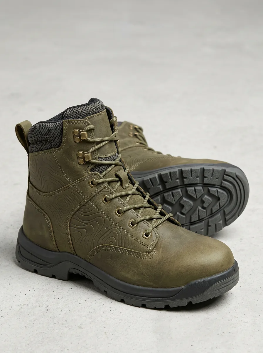 Topographic Adventure Work Boots Dynamic Terrain