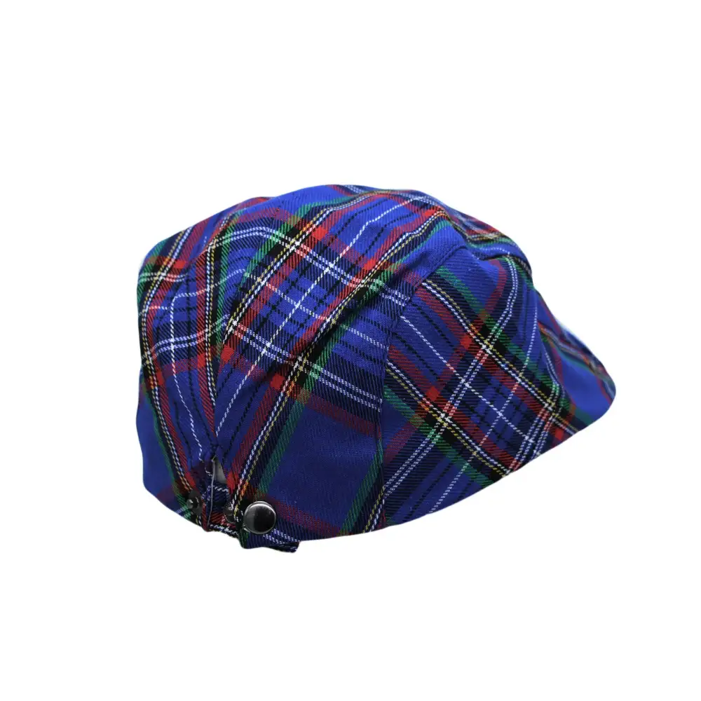 Plaid Outdoor Newsboy Cap