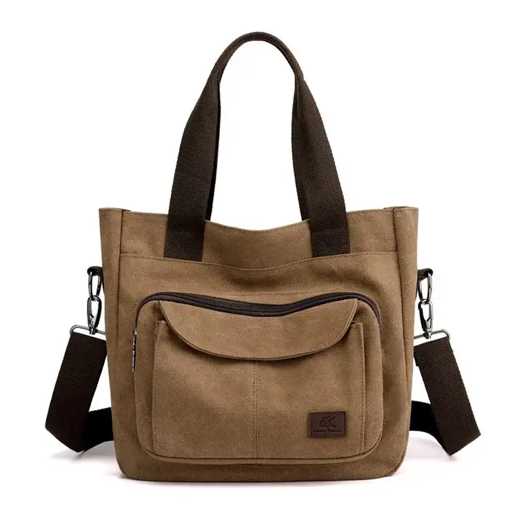 Urban Utility: Casual City Canvas Messenger Bag