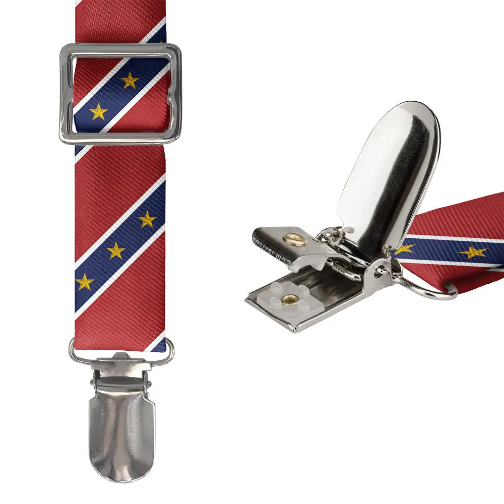 Stars In Stripes Theme Suspenders