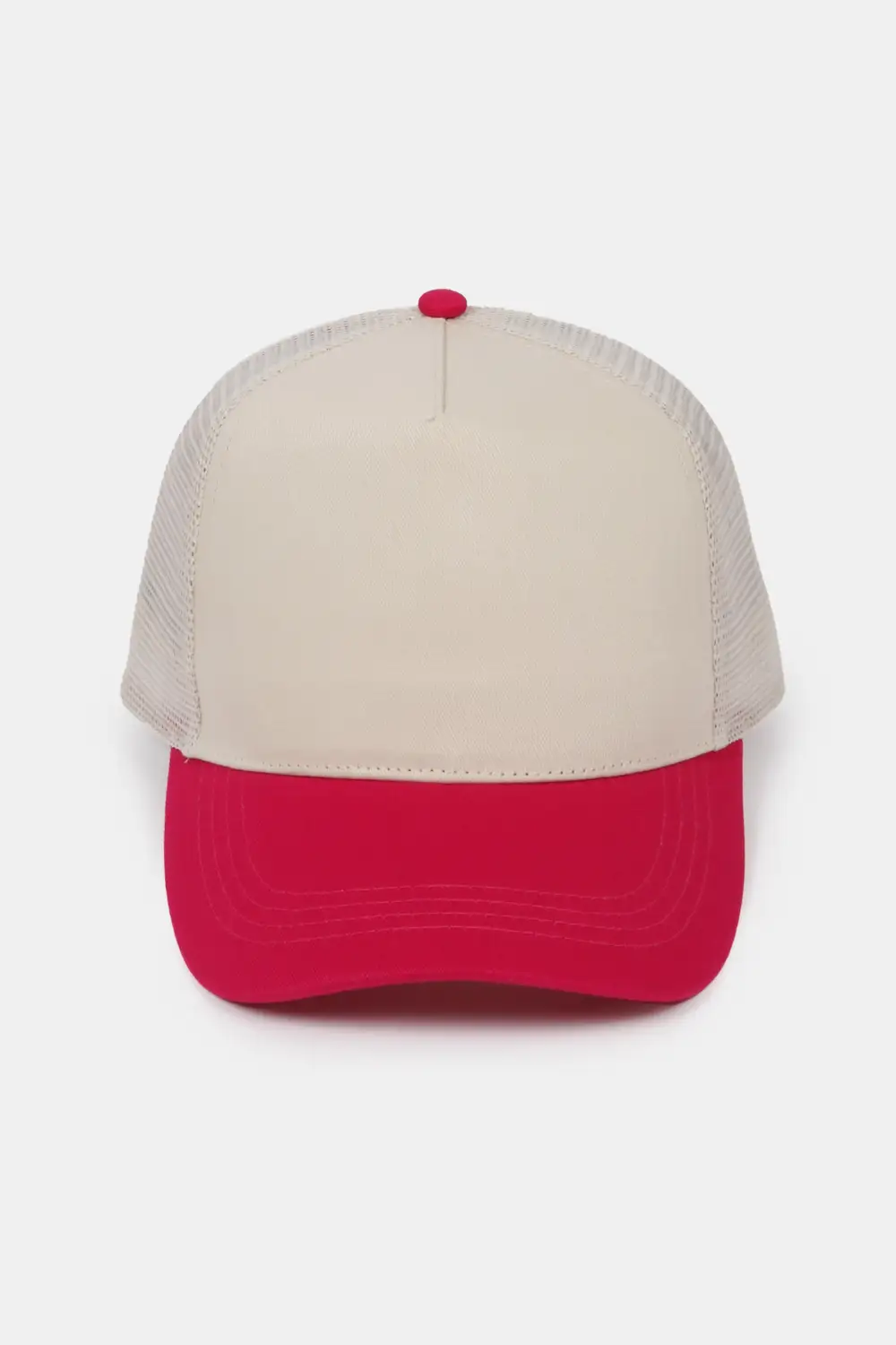 Mesh Back Two Tone Five Panel Panel Baseball Cap