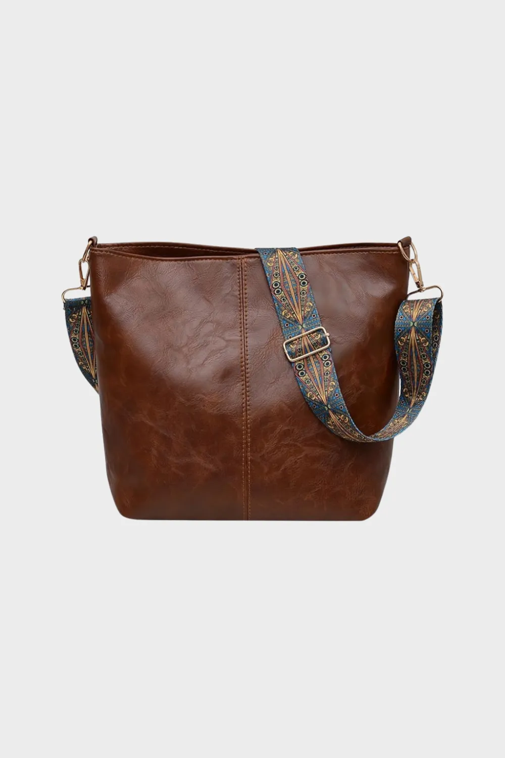 Leather Crossbody Shoulder Bag Adjustable Strap