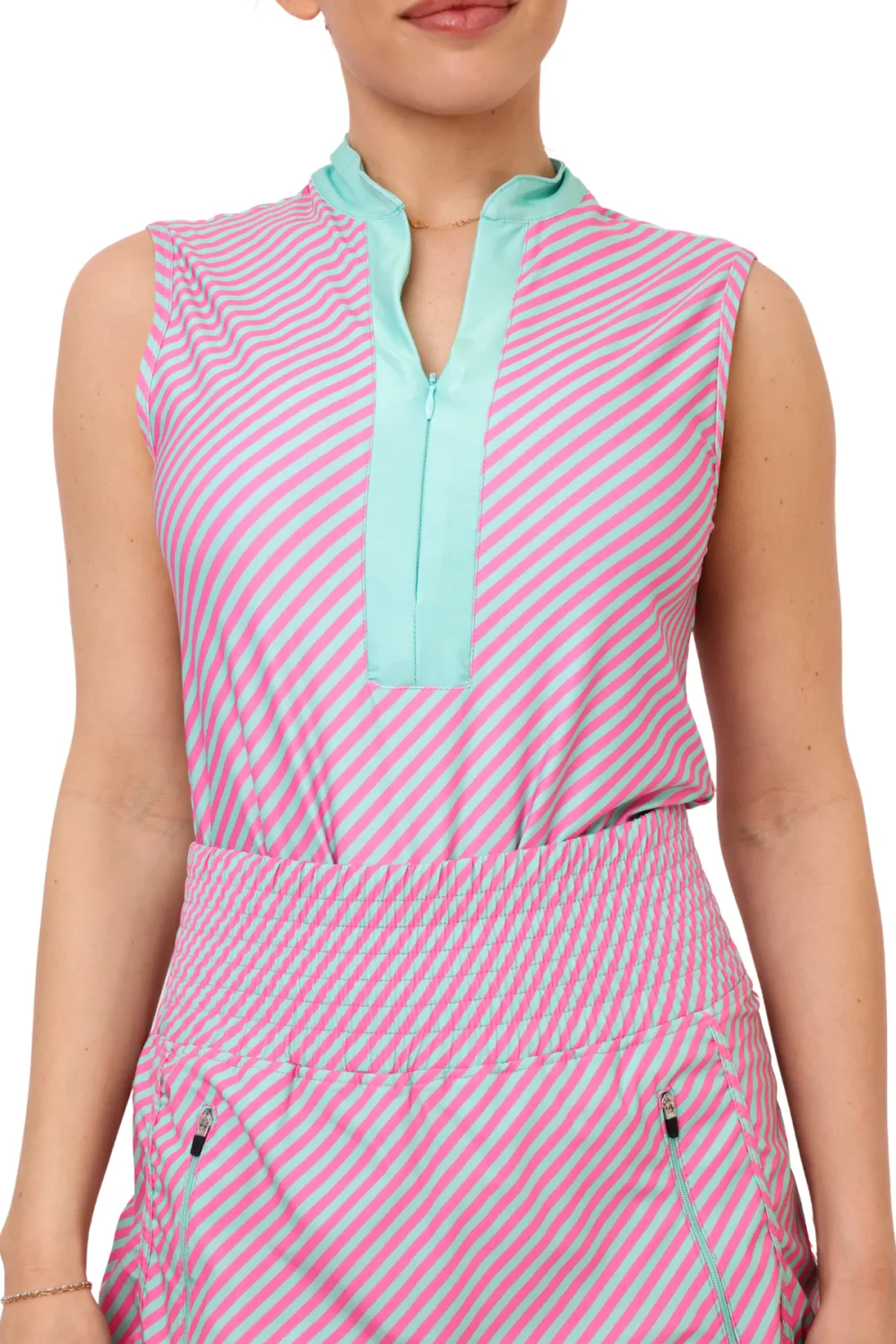 Collar Collared Stripe Shirt