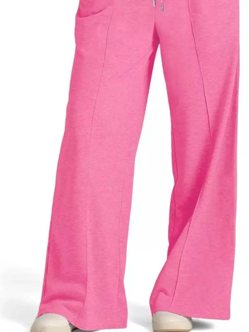 Wide Leg Drawstring Relaxed Fit Pocketed Pants