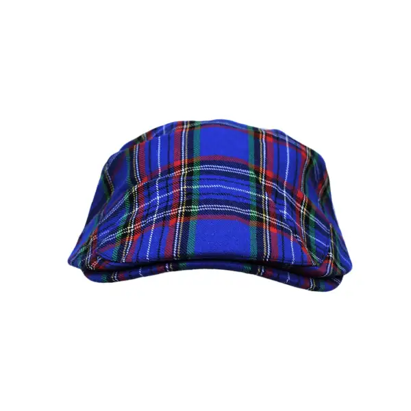 Plaid Outdoor Newsboy Cap