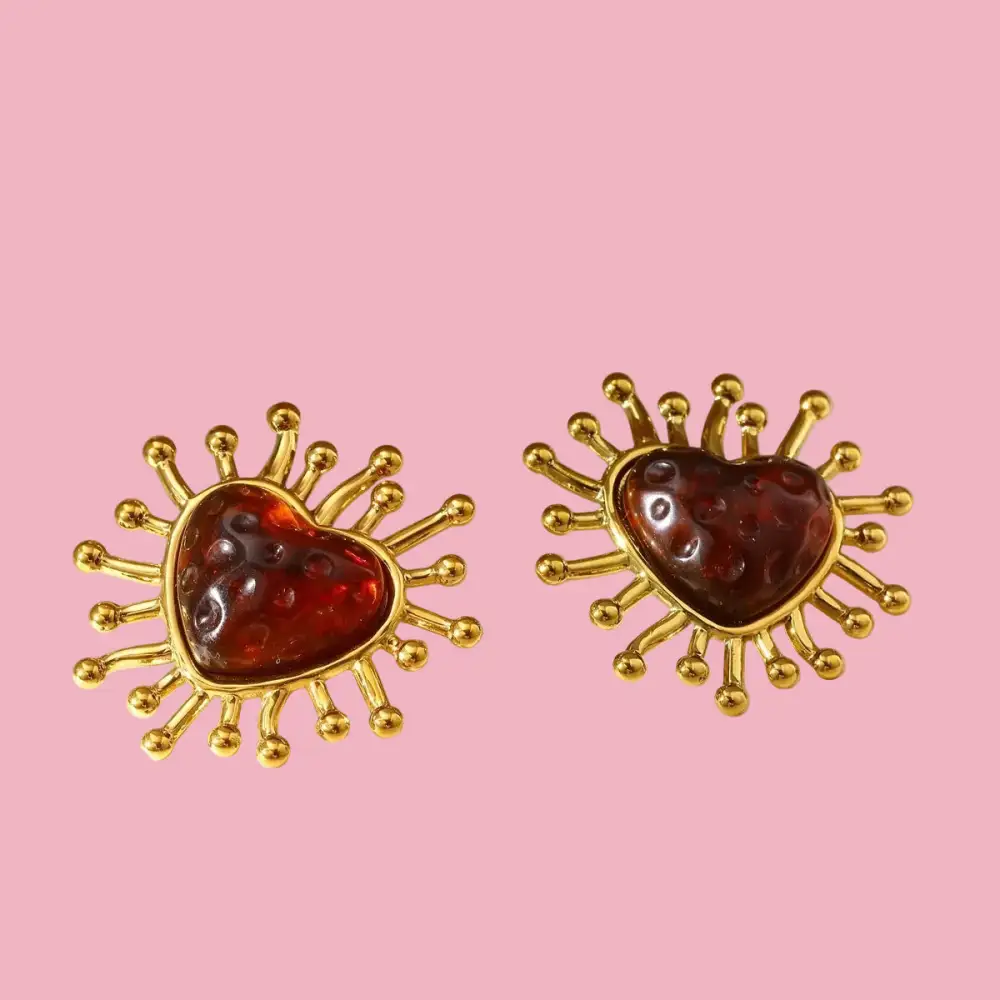 Classic Strawberry Earrings