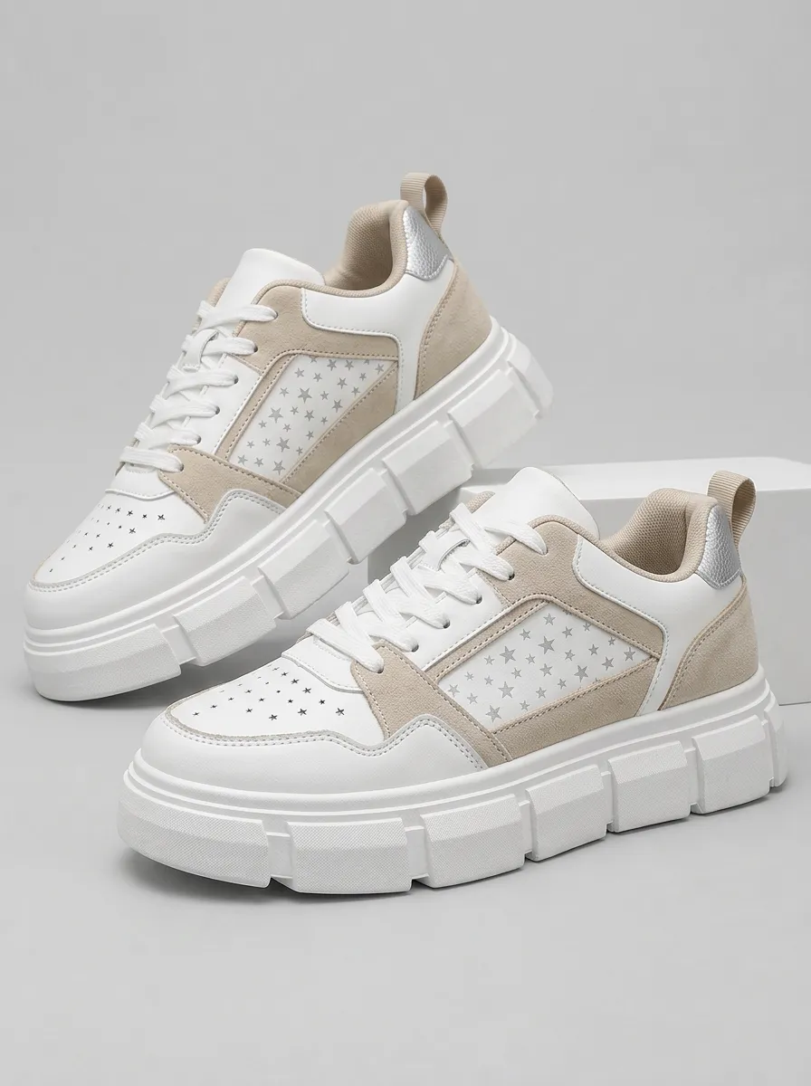 Men's Star Pattern Skate Shoes