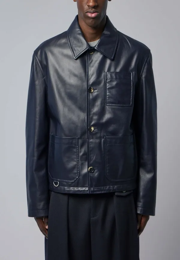 Leather Workwear Jacket