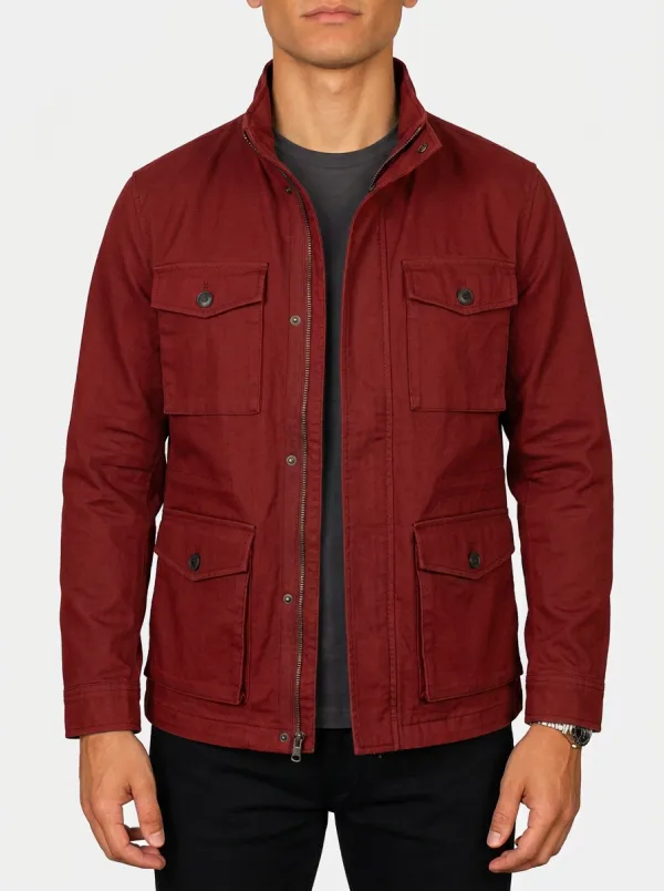 Men's Casual Outdoor Multi-Pocket Utility Field Jacket