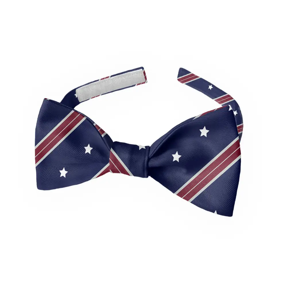 Star Spangled Pattern Bow Tie