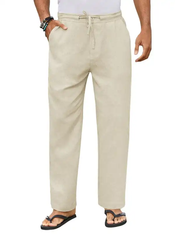 Comfort Drawstring Waist Pants