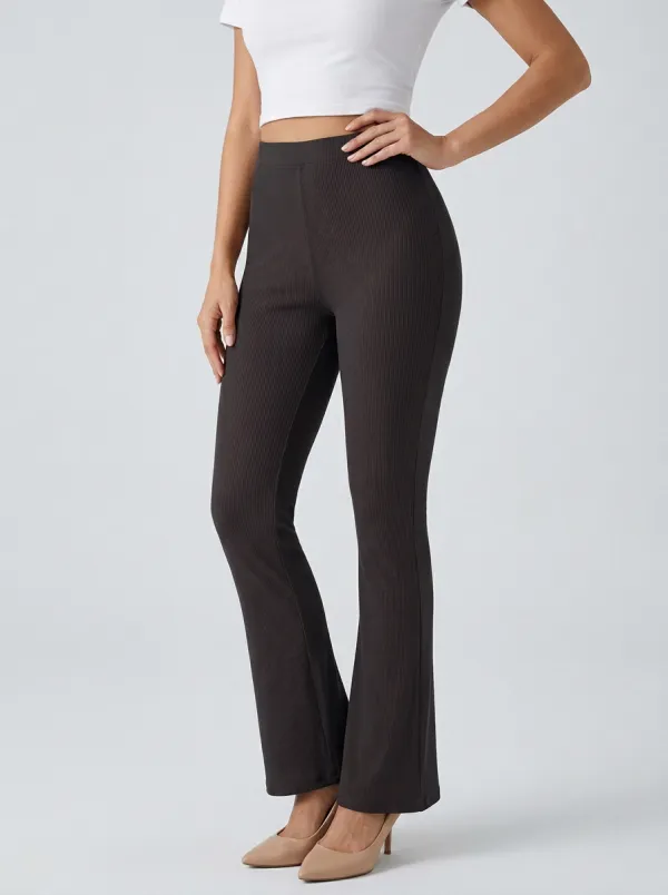 Soft-Look Mid-Rise Women's Stretch Mid-Rise Pants