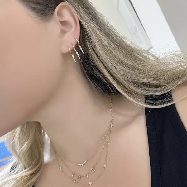 Minimal Tonal Classic Diamond Necklace