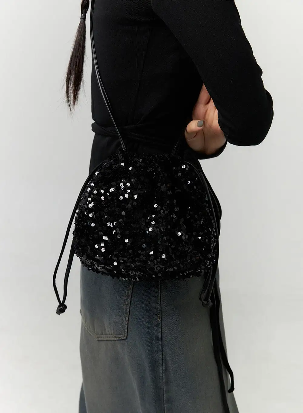 Sparkly Convertible Tote Bag
