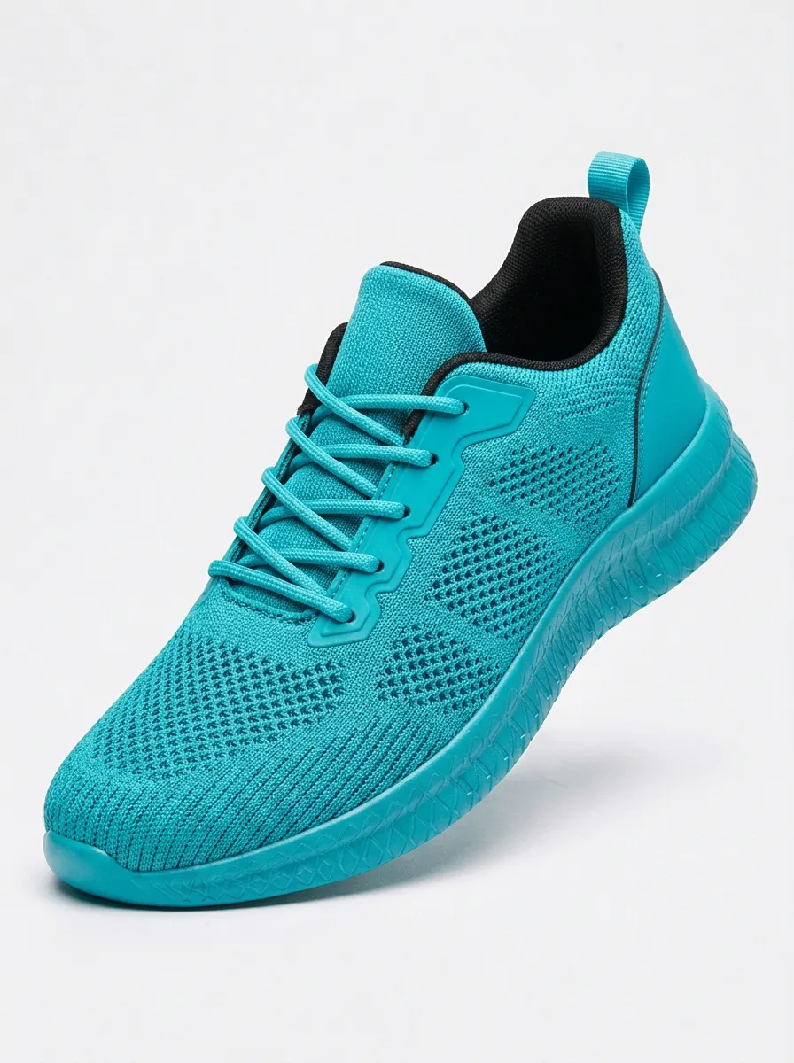 Men's Athletic Sporty Grey Mesh Pattern