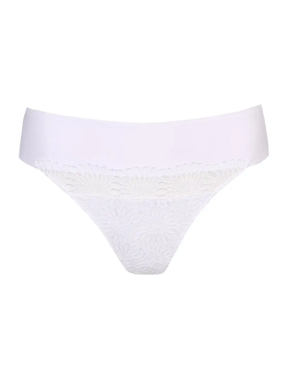 Women's High Cut Elastic Waistband Cotton Gusset Cotton Lightweight Soft Fabric Stretch Fit Tanga Panty