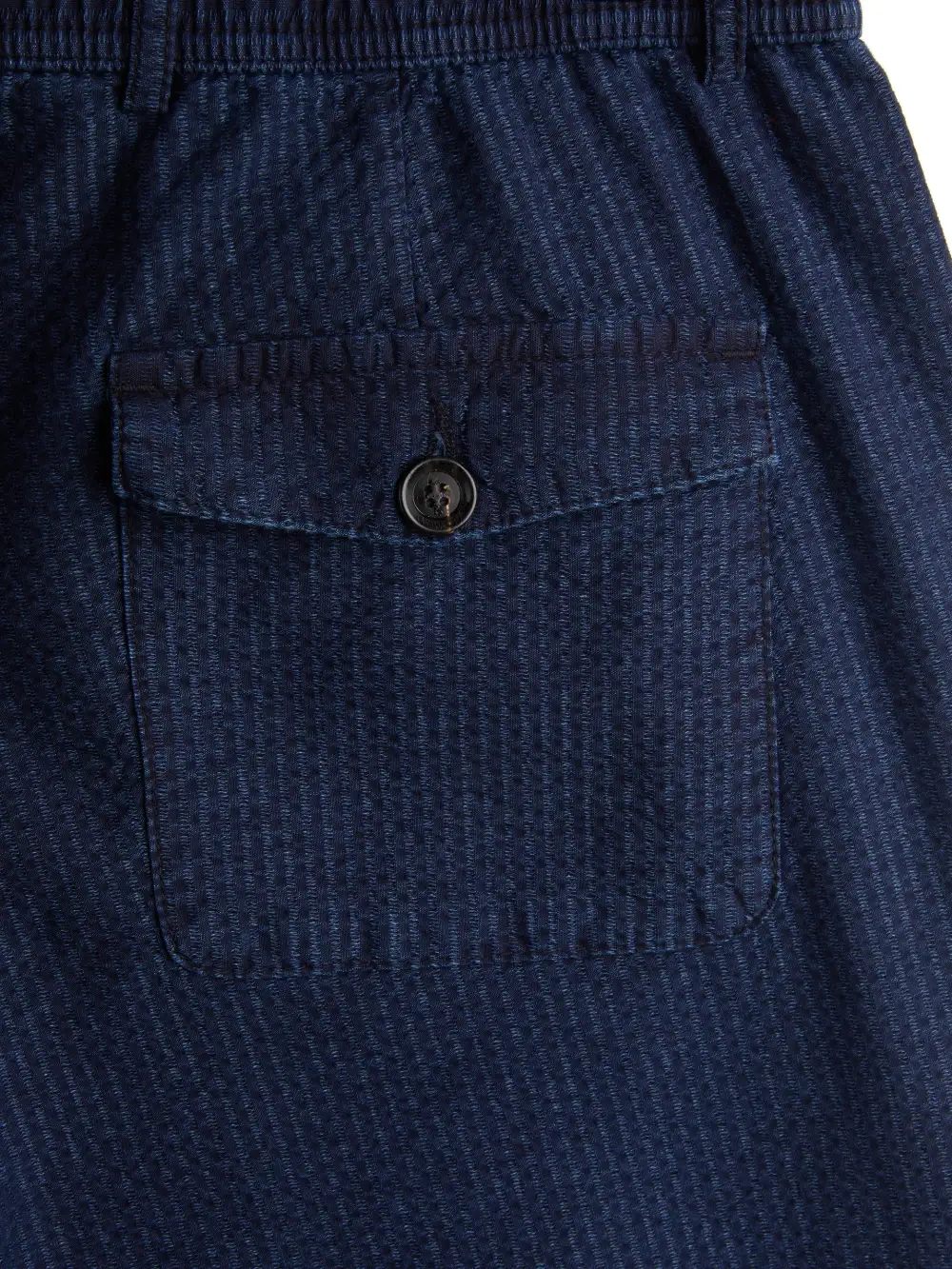 Indigo Elasticated Waist Trousers