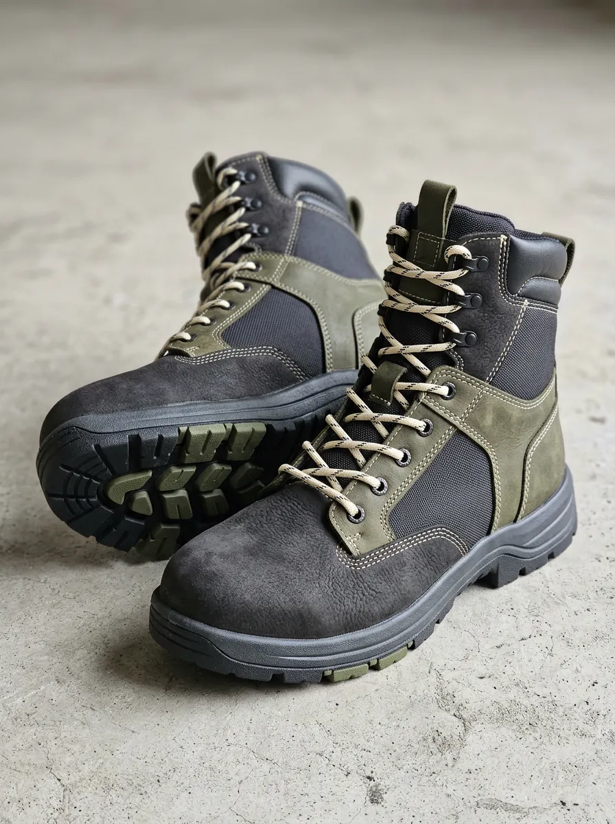 Men's Tactical Work Boots Suede