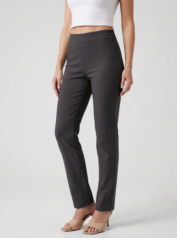 Comfort-Look Women's Stretch Mid-Rise Pants